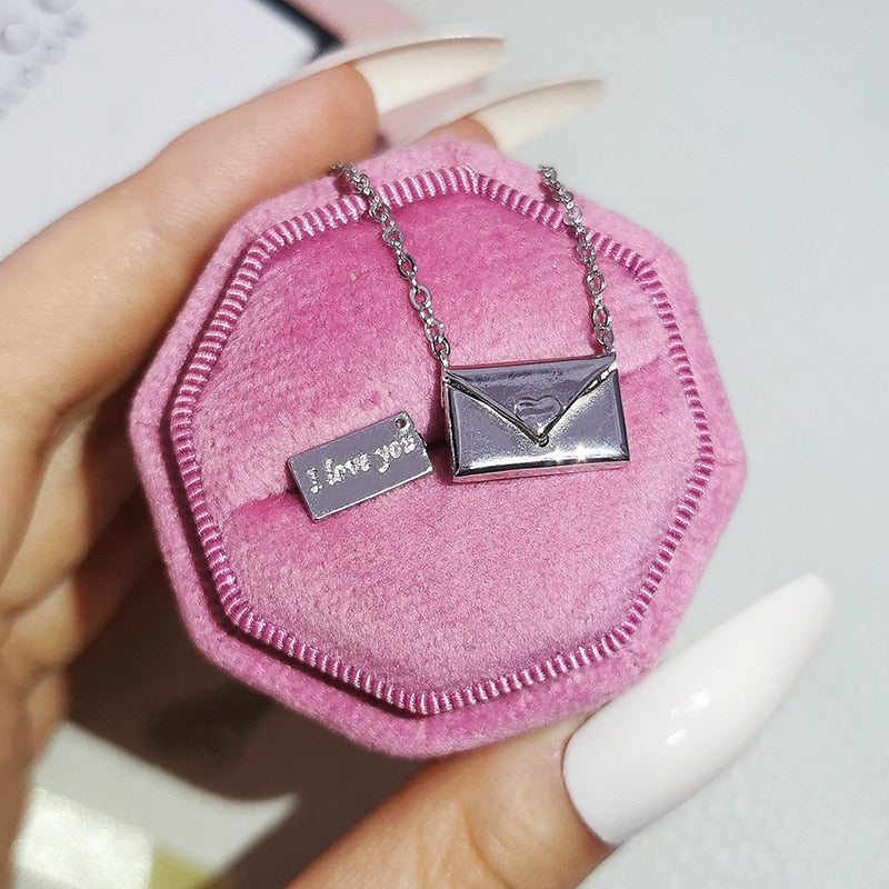 Envelop Love Letter Necklace - Image 0