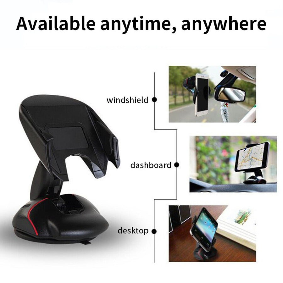 360 Rotating Foldable Car Dashboard Phone Holder - Image 6