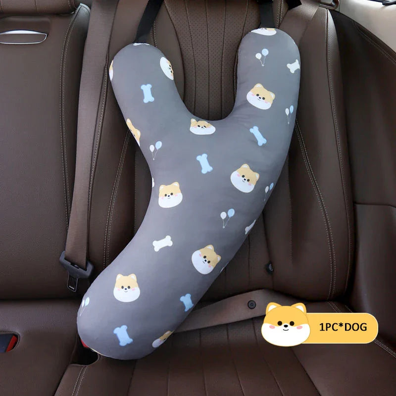 Car Snuggle Spot Seat Belt Shoulder Protector Sleeping Pillow - Image 4