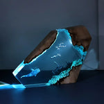 Deep Ocean Resin Decorative Night Lamp