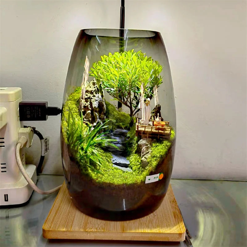 Modern Micro Scene Landscape Glass Vase - Image 2
