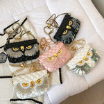 Night Owl Glitter Shoulder Bag