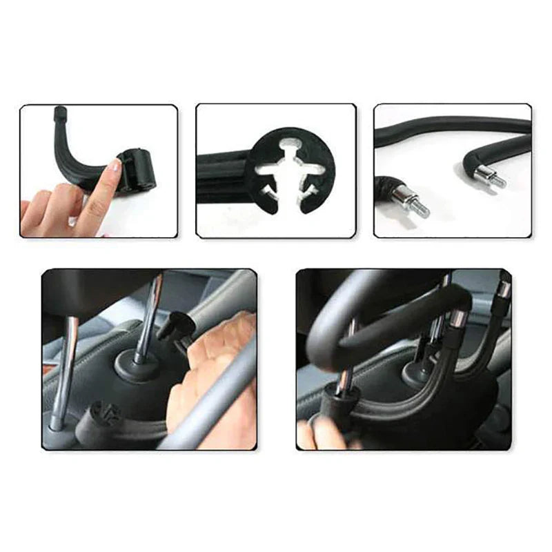 Universal Travel Swivel Hook Headrest Clothes Hanger - Image 7