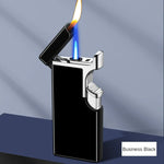 Metal Double Fire Jet Butane Lighter