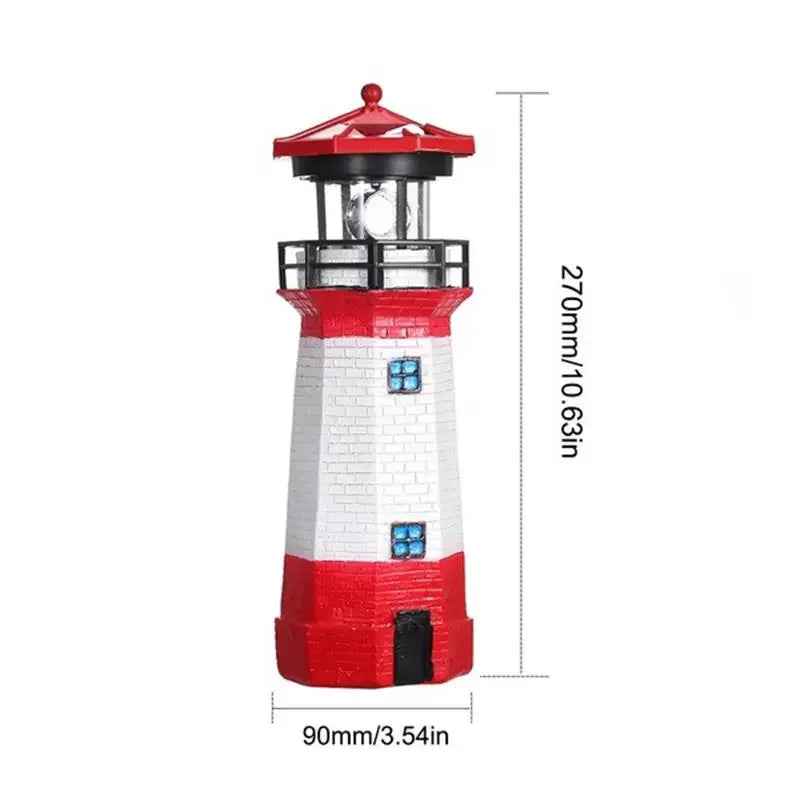 LED Lighthouse Solar Outdoor Landscape Lamp - Image 5