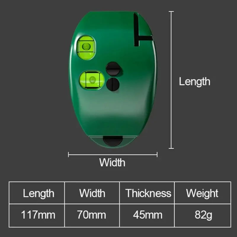 High Precision 2-Line Laser Level Right Angle Tool - Image 1