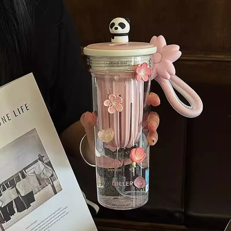 Cute Panda Water Bottle - Image 7
