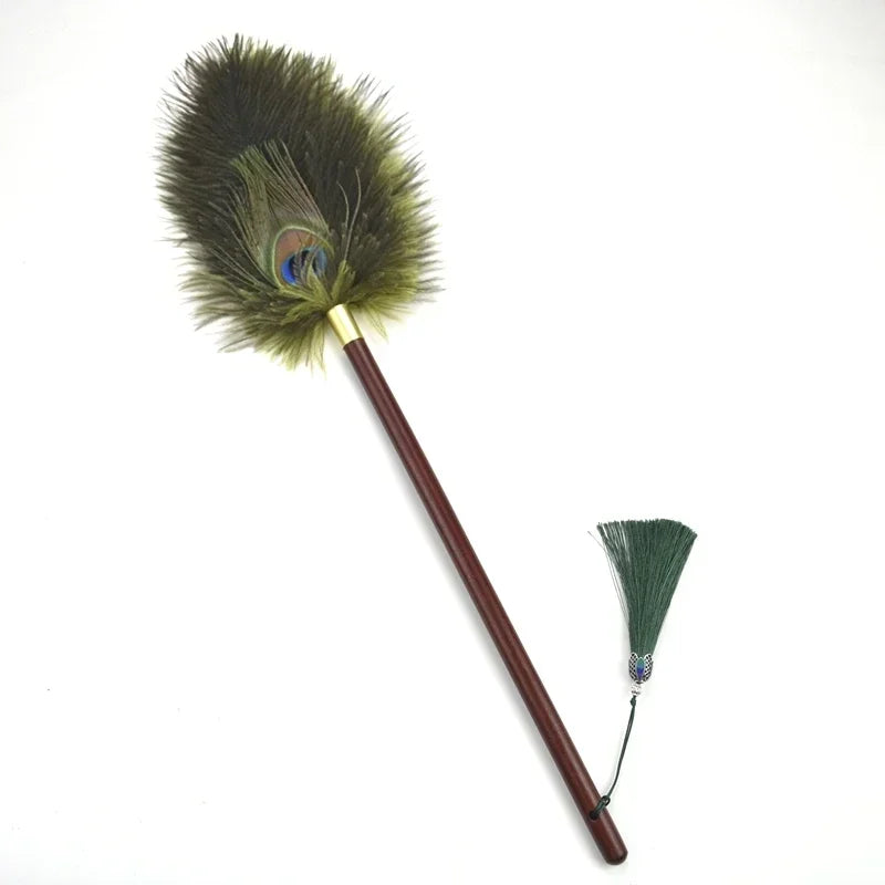 Peacock Feather Anti-Static Dusting Brush - Image 5