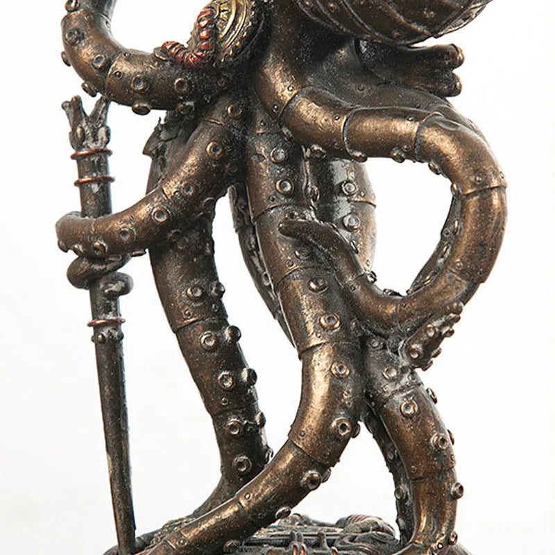 Steampunk Octopus Mechanical Traveler Figurines Home Decors - Image 4