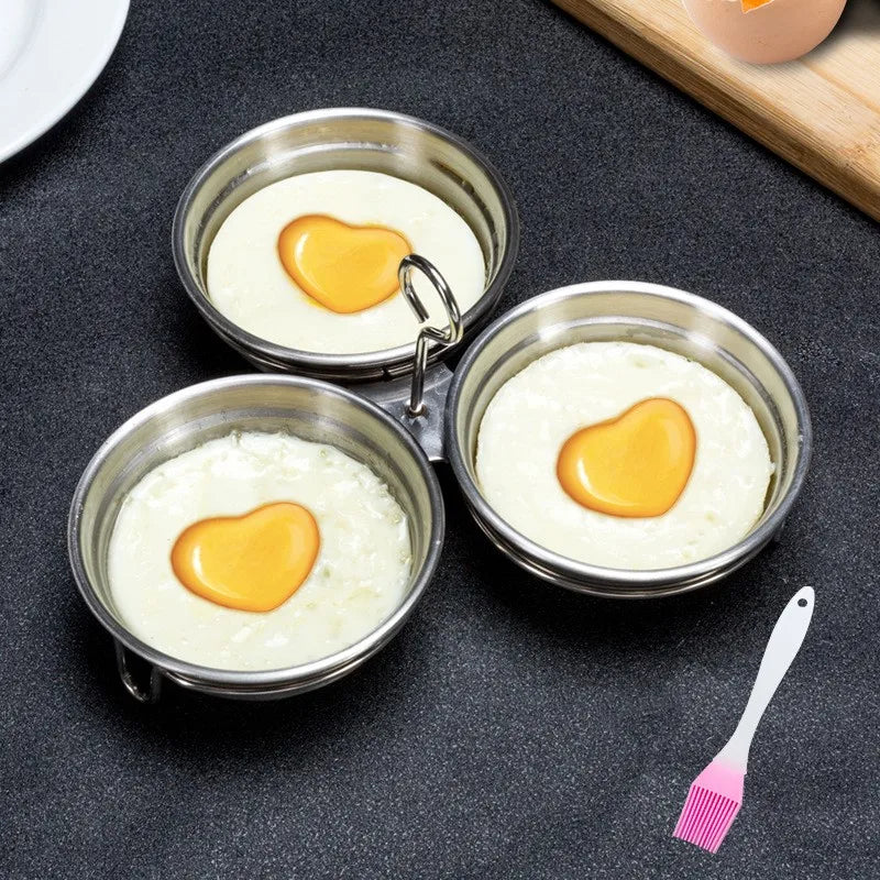 Non-stick Easy to Use Heart Shape Egg Maker Cookier - Image 0