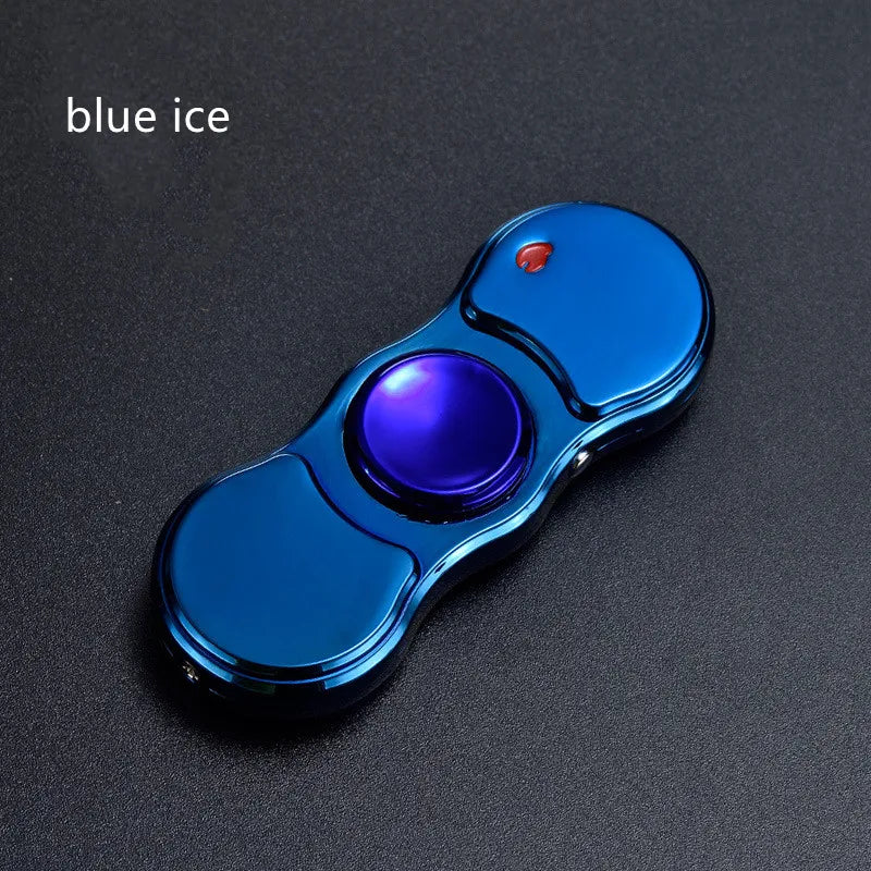 Metal Rechargeable Colorful Light Fidget Spinner Lighter - Image 7