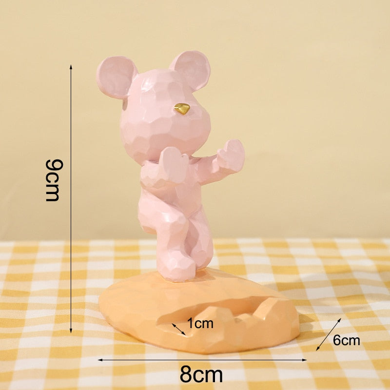 Mini Karate Bear Phone Stand - Image 6