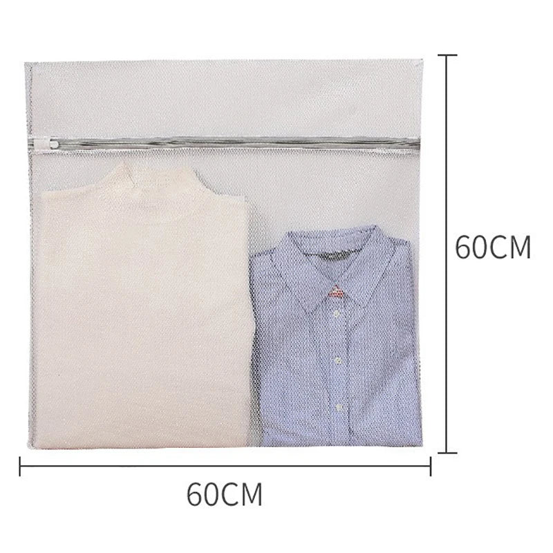Ultra-Durable White Mesh Shoe Socks Laundry Bag - Image 8