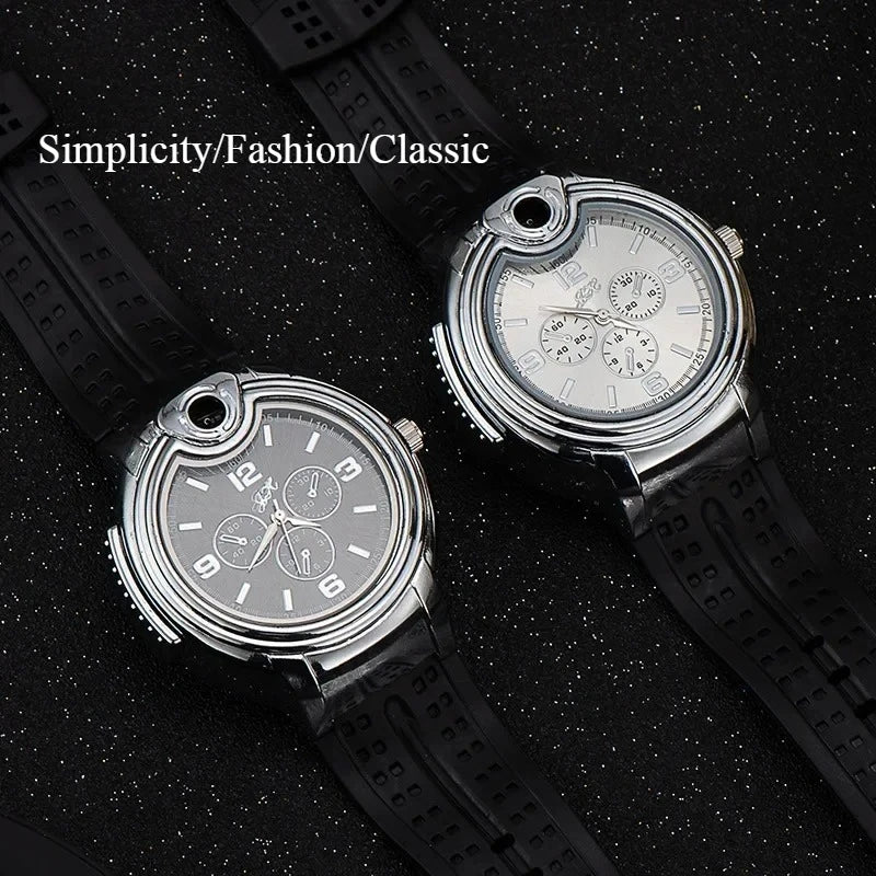 Half Past Vintage Pocket Watch Flame Lighter