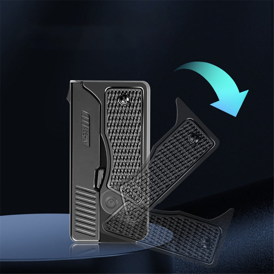 Windproof Gun Shape Jet Spark Flame Lighter - Image 8