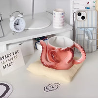 Octopus Tentacle Ceramic Coffee Mug - Image 2