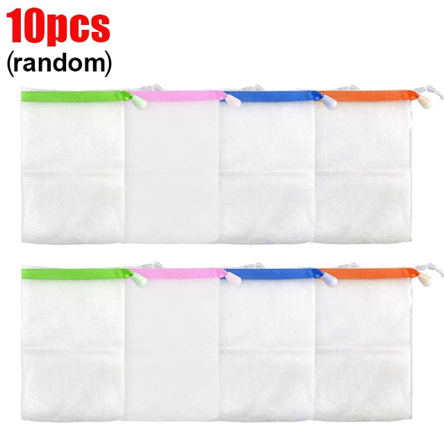 10Pcs Hangable Soap Organizer Mesh Bag - Image 5