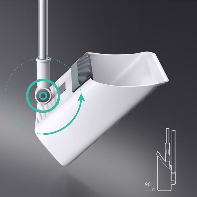 3in1 Quick Clean Extendable Dustpan Set - Image 1