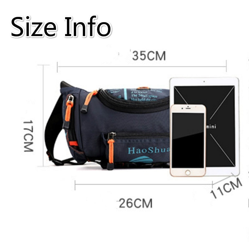 Waterproof Oxford Style Stash Waist Bag - Image 2