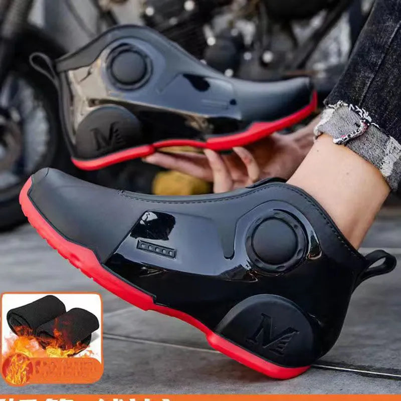 Cyberpunk Anti-Slip Rubber Rain Boots - Image 9