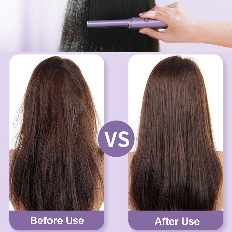 USB Powered Smart Heat Iron Comb Hair Straightener - Image 3