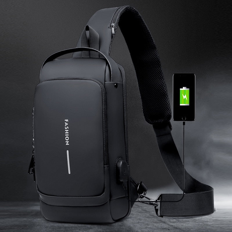 Crossbody Leather Anti-Theft Waterproof Bag - Image 3