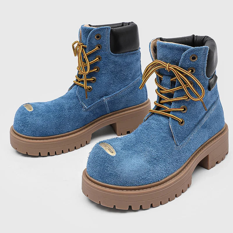 Mossy Green Anti-Slip Combat Boots - Image 10