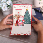 3D Pop-Up Cheerful Christmas Gift Cards