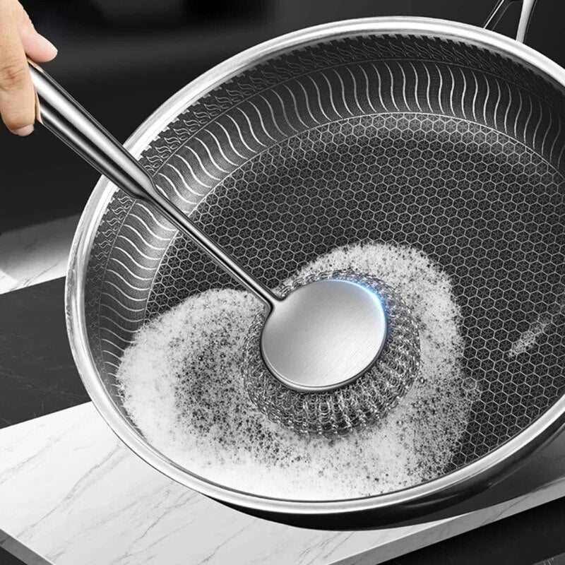 Stainless Steel Pan Scrubber - Image 0