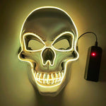 Neon LED Skeleton Party Mask