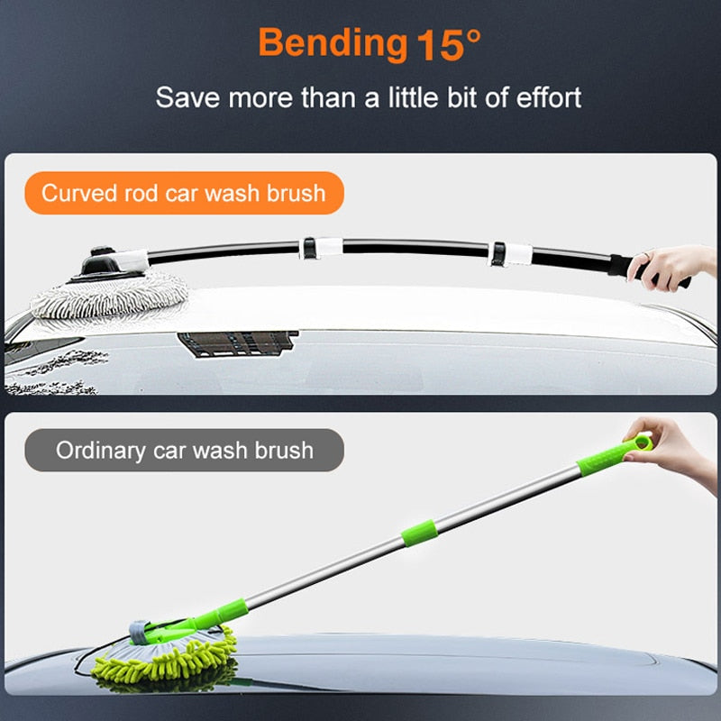 Wash Mate Long Handle Car Cleaning Brush - Image 1