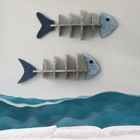 Nordic Fish Wooden Shelf - Image 2