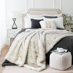 Cozy Couture Deluxe Faux Fur Sofa Blanket