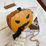 Pumpkin Shape Mini Shoulder Bag