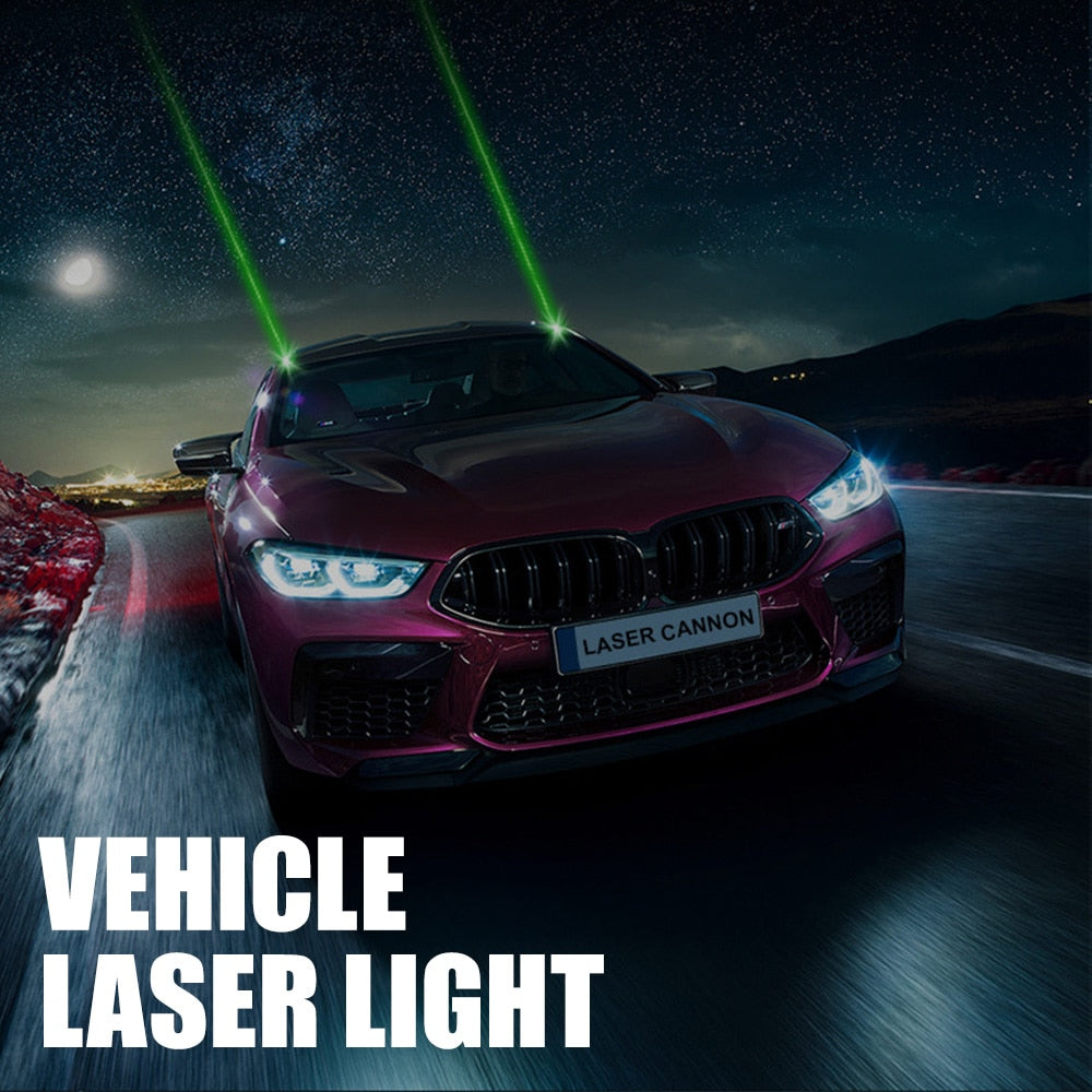 Road Laser Remote Control Car Alert Lighting System