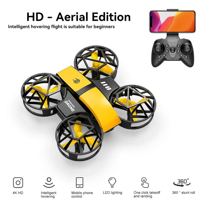 Wide Angle Lens Fully Protected Aerial Photography Drone