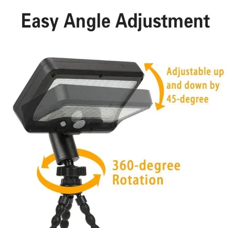 Flexible Tripod Solar Powered Motion Sensor Outdoor Light - Image 6