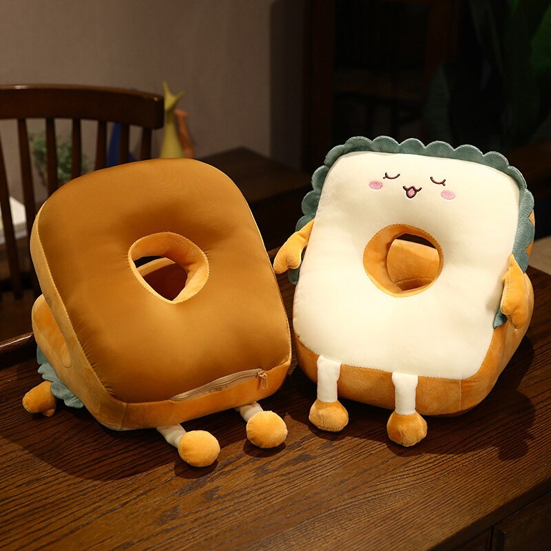 Funny Toast Nap Pillow - Image 2