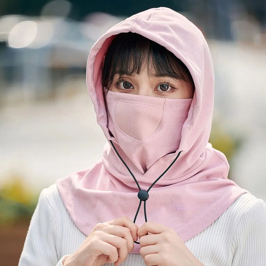 Breathable Sun Shield Ice Silk Face Mask - Image 10