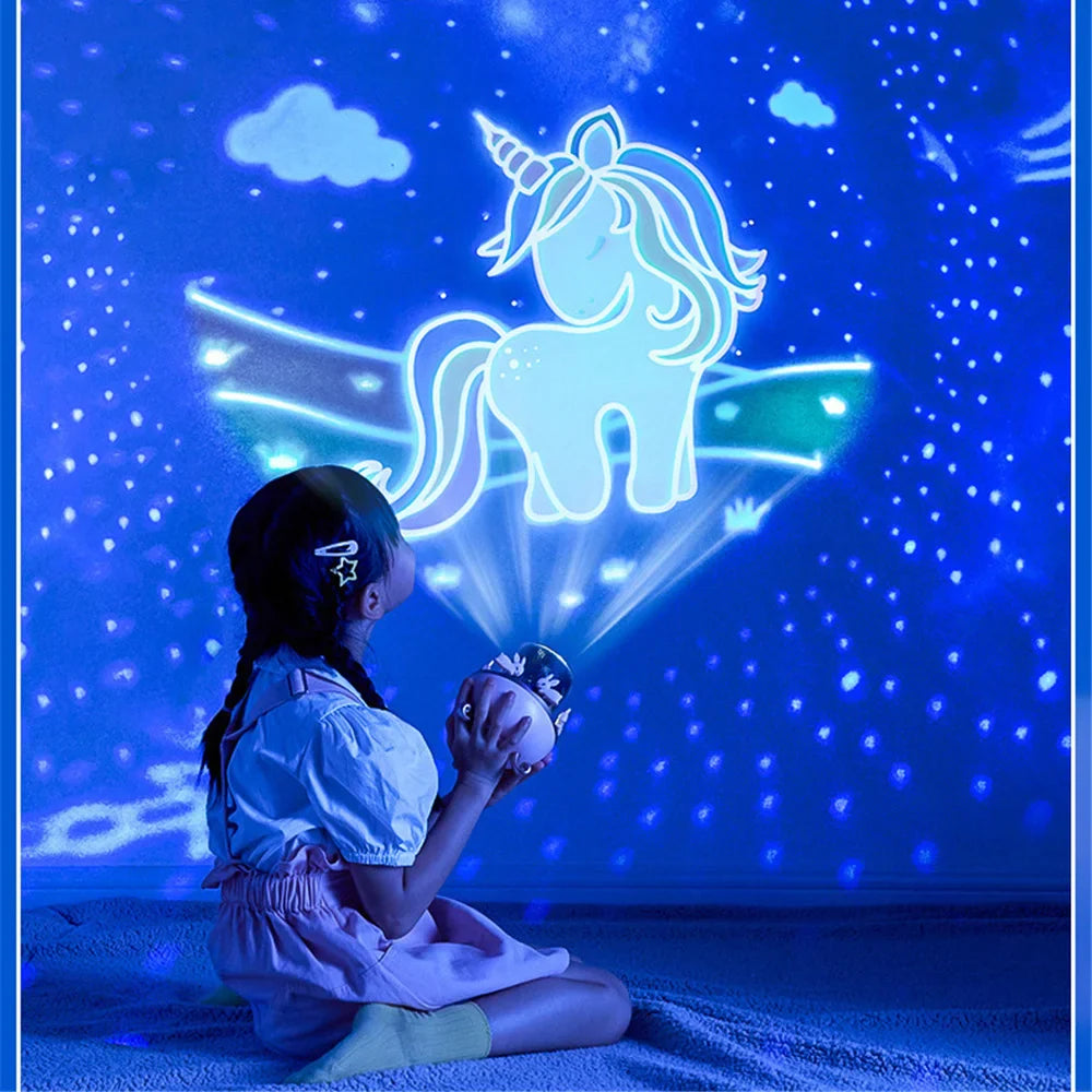 Magical Bunny LED Night Light Projector