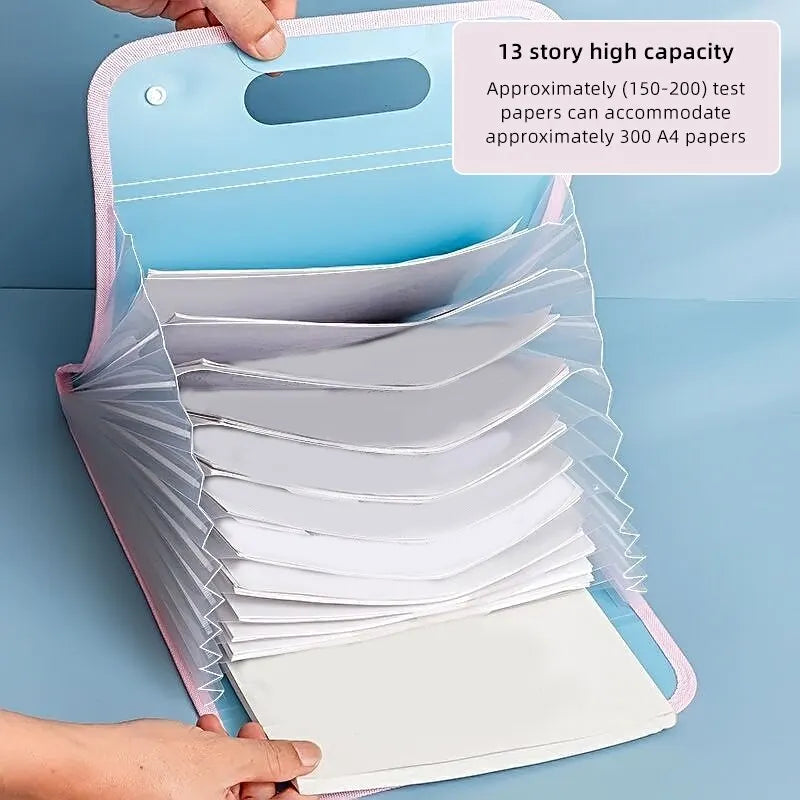 Accordion Multi-Section Easy Sorting Document Organizer - Image 4