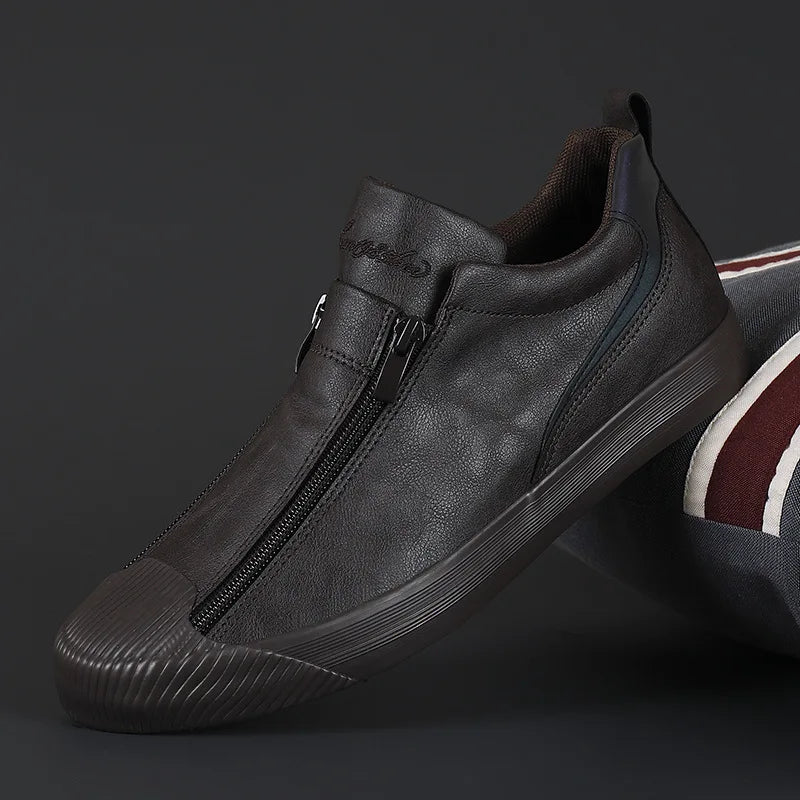 Autumn Vibe Leather Men Casual Shoes - Image 8