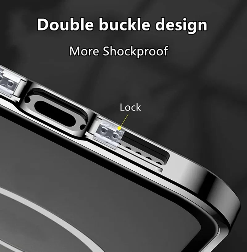 Invisible Shield Full Cover Anti-Peep Privacy  Magnetic Phone Case - Image 8