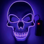 Neon LED Skeleton Party Mask