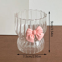 Cute Ribbon Glass Coffee Mug - Image 5
