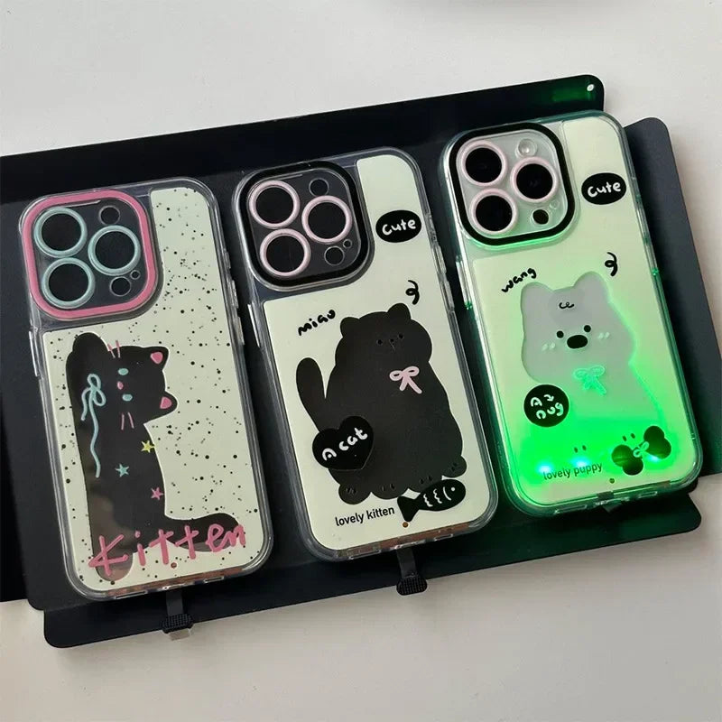 Glowing Puppy Light-Up iPhone Case - Image 3