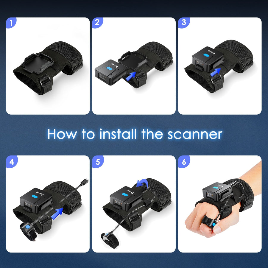 Smart Scan Bluetooth Barcode Reader Glove - Image 2