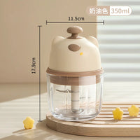 Cute Bear Rechargeable Anti-Slip Electric Grinder - Image 4