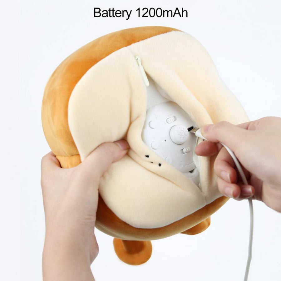 Cute Sleeping Toast Alarm Clock - Image 3