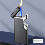 Metal Double Fire Jet Butane Lighter